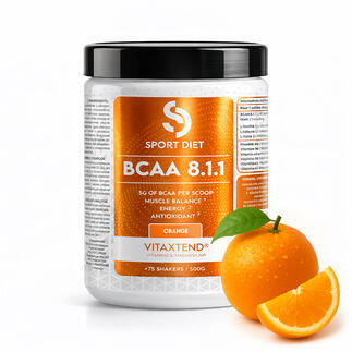 BCAA 8.1.1 VITAXTEND sabor Naranja contenido 500g