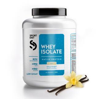 WHEY PROTEIN ISOLATE VITAXTEND sabor Vainilla contenido 1.8kg