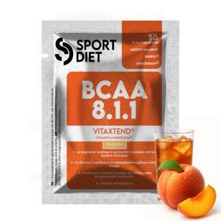 BCAA 8.1.1 VITAXTEND - Sobre monodosis sabor Té de melocotón