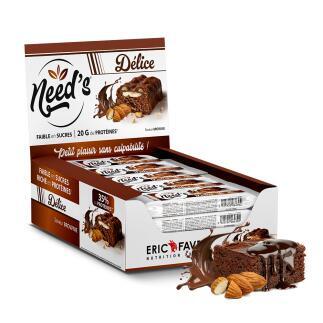 Barre Délice Need's saveur Brownie contenance Display de 12 unités
