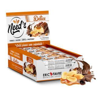 Barre Délice Need's saveur Choco-peanuts contenance Display de 12 unités