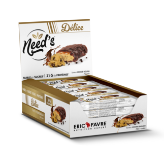 Barre Délice Need's flavour Cookie capacity Display of 12 units