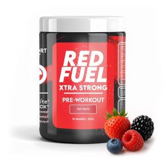 Red Fuel Pre-Workout sabor Frutos rojos contenido 300g