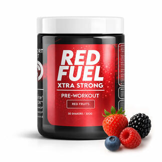 Red Fuel Pre-Workout flavour Red Fruits capacity 300g