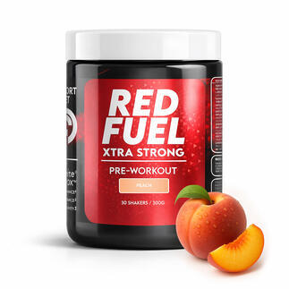 Red Fuel Pre-Workout lot Peach capacity 300g