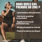 Zinc - 90 gélules végétales contenance A l'unité