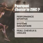 Zinc - 90 gélules végétales contenance A l'unité