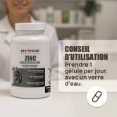Zinc - 90 gélules végétales contenance A l'unité