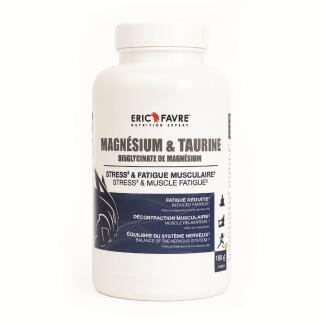 Magnésium & Taurine - 180 gélules végétales contenance A l'unité