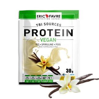 Protein Vegan, Proteine végétale tri-source - Sachet Unidose (Vanille)