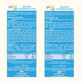 SYRUP CALCIUM, VITAMINES D3 & B12 contenance Lot de 3
