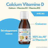 SYRUP CALCIUM, VITAMINES D3 & B12 contenance Lot de 3