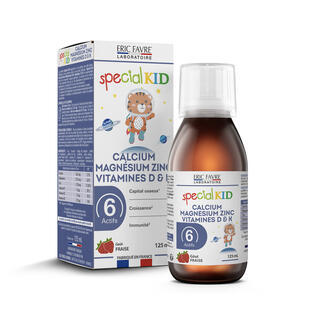 SYRUP CALCIUM, MAGNÉSIUM, ZINC, VITAMINES & LYSINE contenance A l'unité