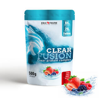 Clear Fusion - Clear Protein Complex saveur Fruits rouges contenance 500g